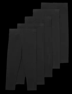 5 Pack Cotton Rich Leggings (2-8 Yrs)