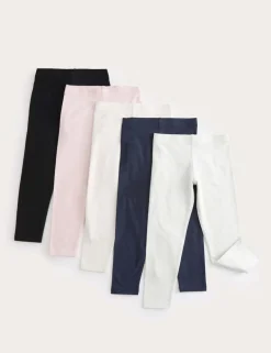 5 Pack Cotton Rich Leggings (2-8 Yrs)