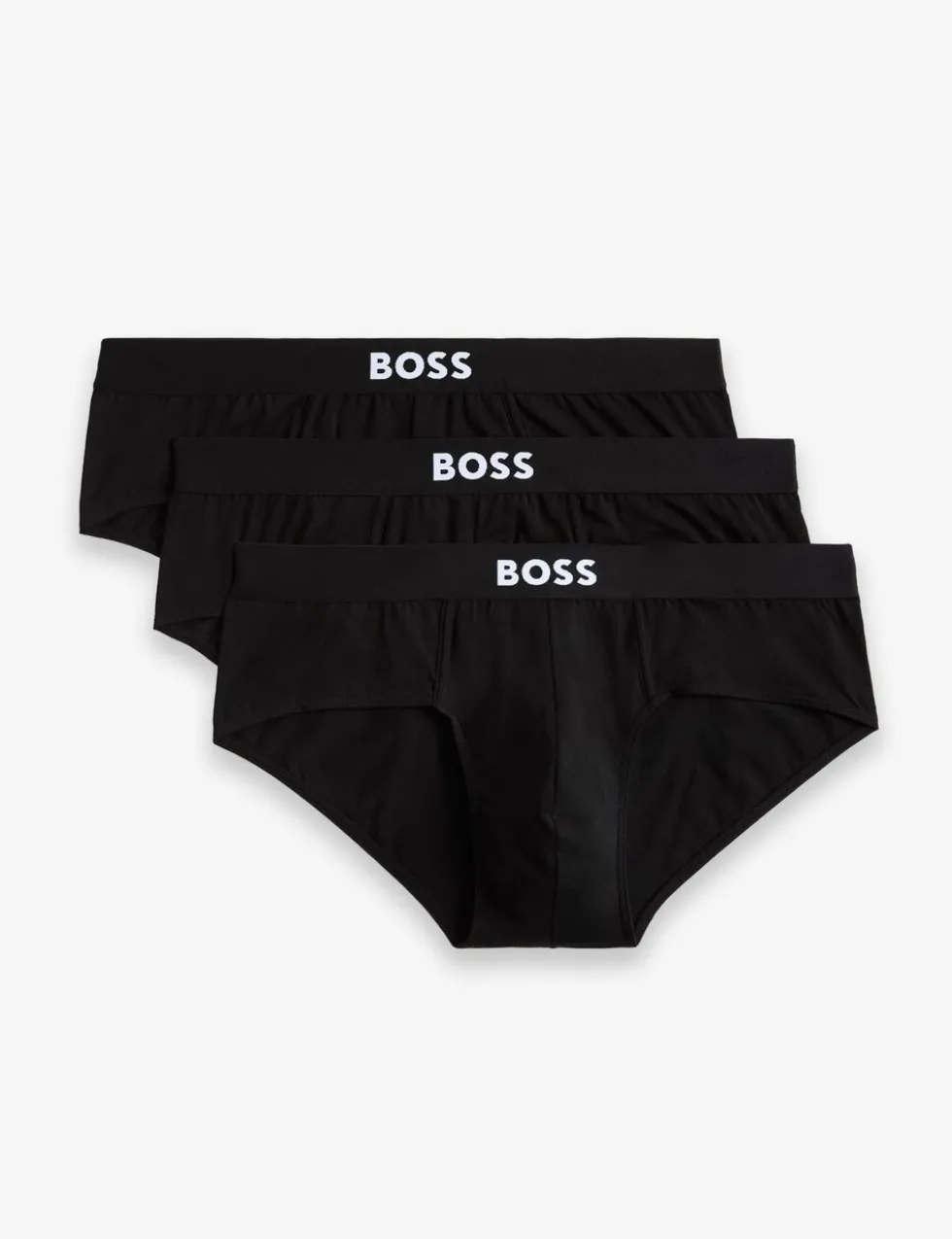 3 Pack Cotton Rich Logo Waistband Briefs