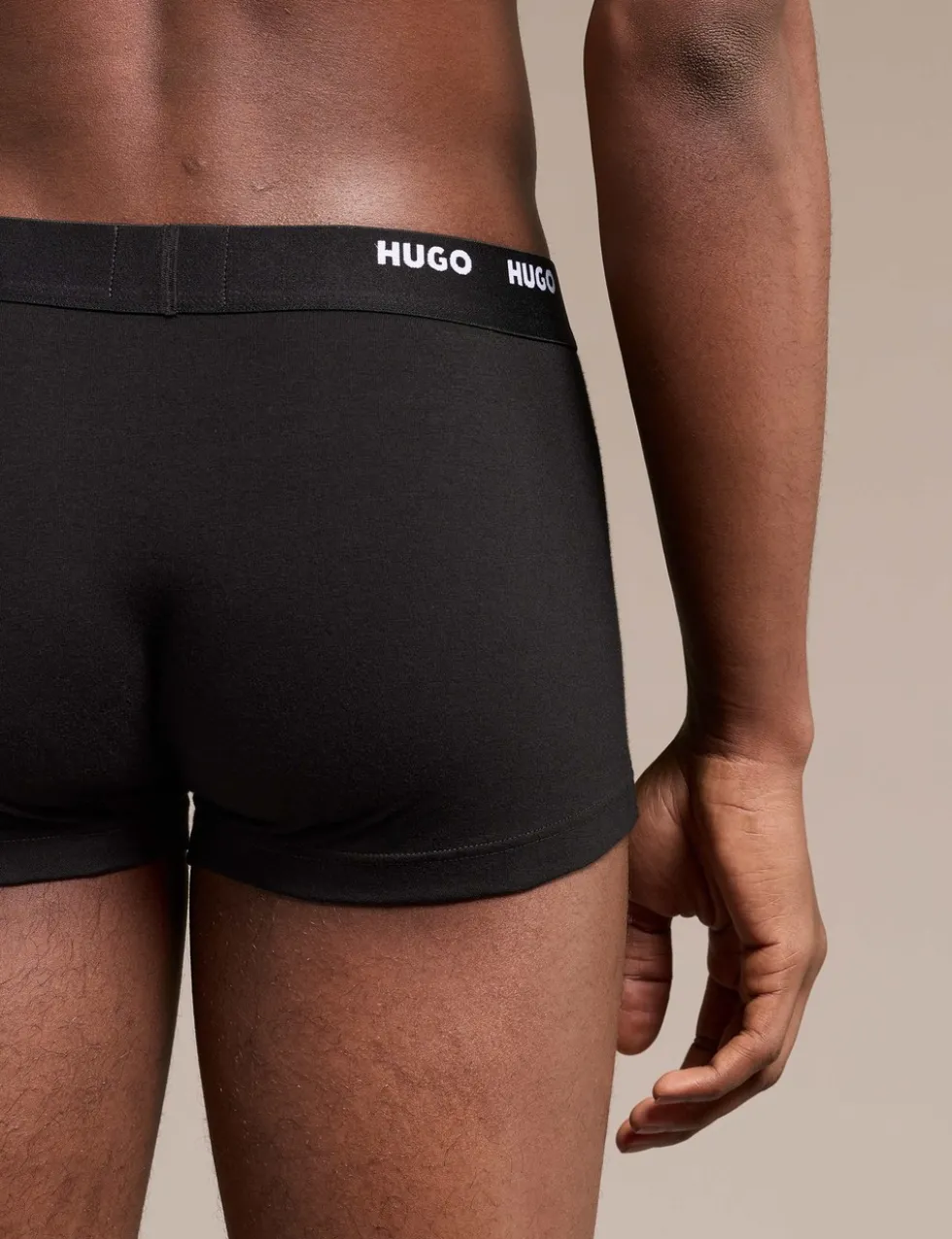 5 Pack Cotton Rich Logo Waistband Trunks