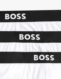 3 Pack Cotton Rich Logo Waistband Briefs