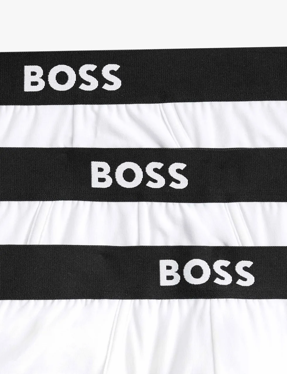 3 Pack Cotton Rich Logo Waistband Briefs