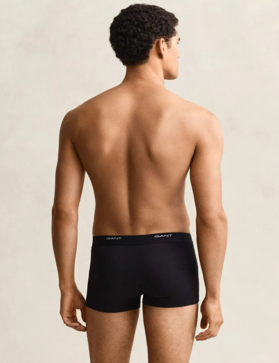 3 Pack Cotton Rich Logo Waistband Trunks