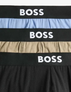 3 Pack Cotton Rich Logo Waistband Boxers