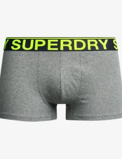 3 Pack Cotton Rich Logo Waistband Trunks