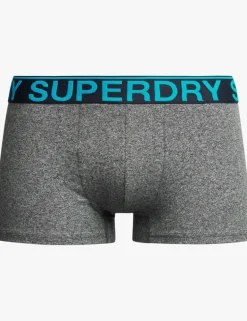 3 Pack Cotton Rich Logo Waistband Trunks