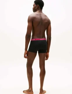 5 Pack Cotton Rich Logo Waistband Trunks