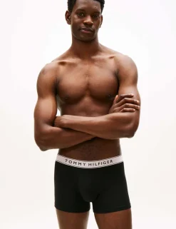 5 Pack Cotton Rich Logo Waistband Trunks