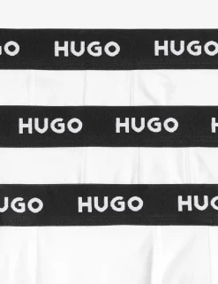 3 Pack Cotton Rich Logo Waistband Trunks
