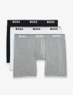 3 Pack Cotton Rich Long Boxer Briefs