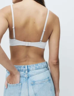 3 Pack Cotton Rich Non Wired Plunge Bras (A-E)