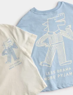 2 Pack Cotton Rich Pyjama Sets (1-8 Yrs)