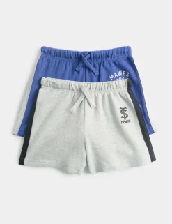 2 Pack Cotton Rich Pyjama Shorts (1-16 Yrs)