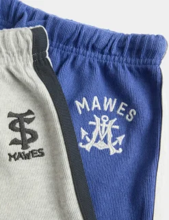 2 Pack Cotton Rich Pyjama Shorts (1-16 Yrs)