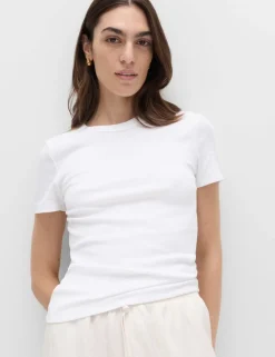 2 Pack Cotton Rich Ribbed T-Shirts