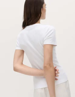 2 Pack Cotton Rich Ribbed T-Shirts