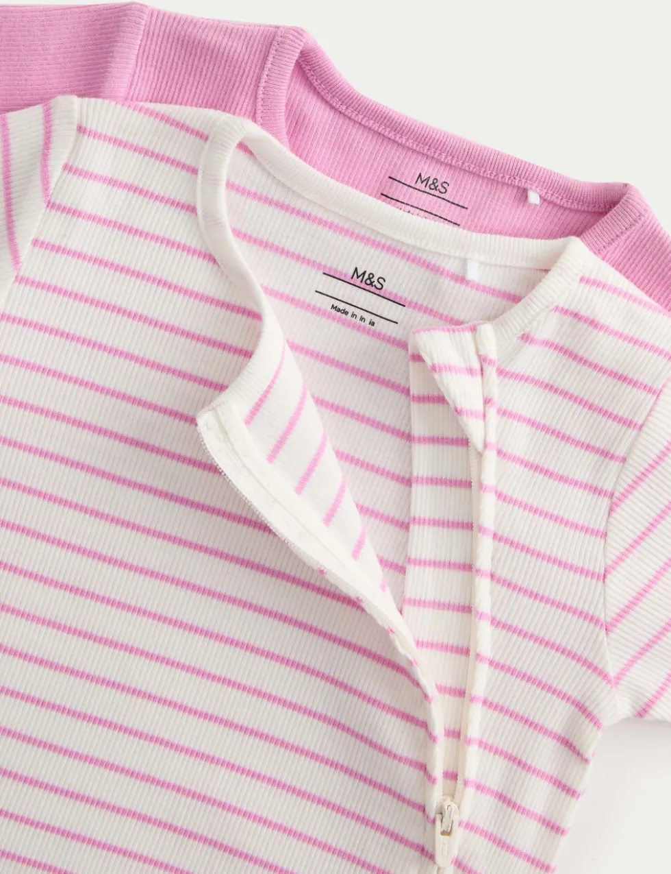 3 Pack Cotton Rich Rompers (7lbs-3 Yrs)