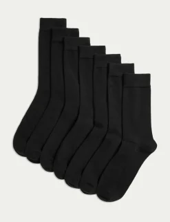7 Pack Cotton Rich Socks