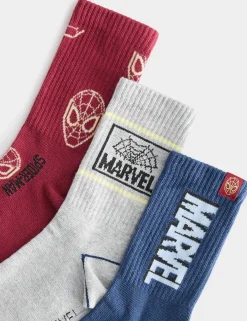 3 Pack Cotton Rich Spider-Man™ Socks