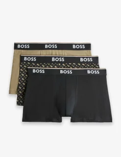 3 Pack Cotton Rich Stretch Trunks