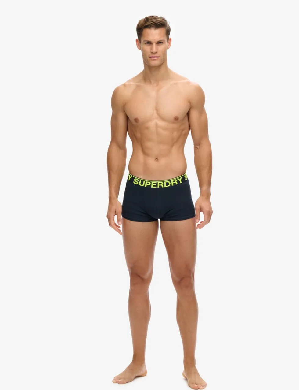 3 Pack Cotton Rich Stretch Jersey Trunks