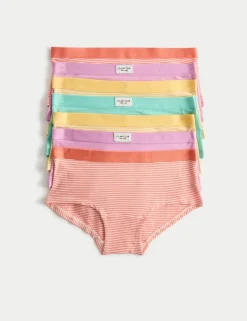 7 Pack Cotton Rich Striped Shorts (5-16 Yrs)