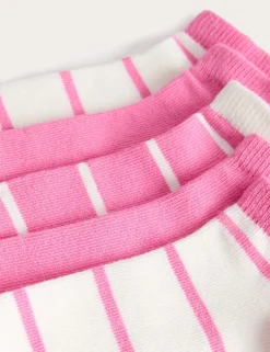 5 Pack Cotton Rich Striped Trainer Linersâ„¢ (6 Small - 7 Large)