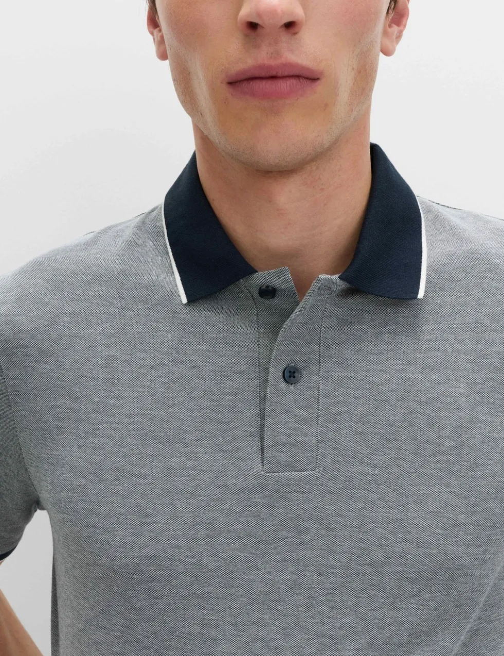 2 Pack Cotton Rich Tipped Polo Shirts