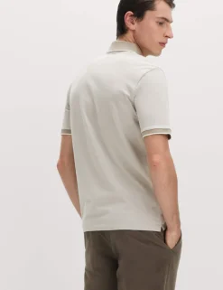 2 Pack Cotton Rich Tipped Polo Shirts