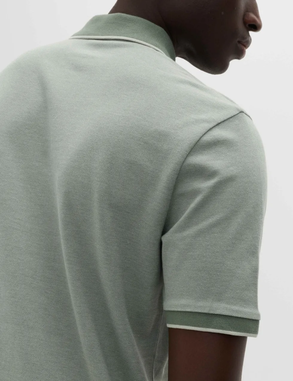 2 Pack Cotton Rich Tipped Polo Shirts