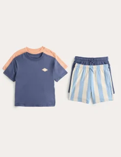 2 Pack Cotton Rich Top & Bottom Outifts (2-8 Yrs)