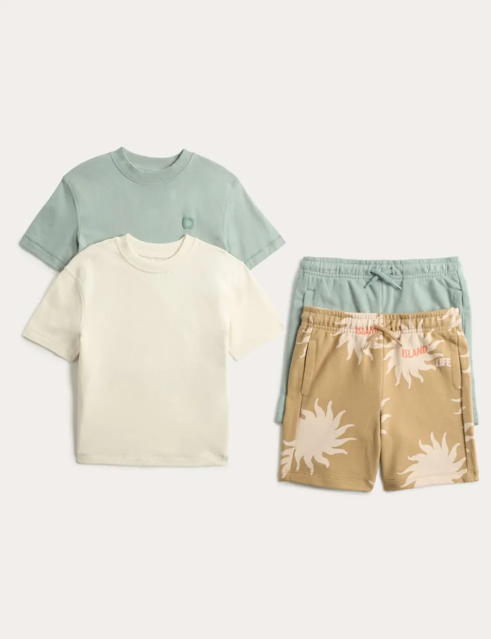 2 Pack Cotton Rich Top & Bottom Outifts (2-8 Yrs)