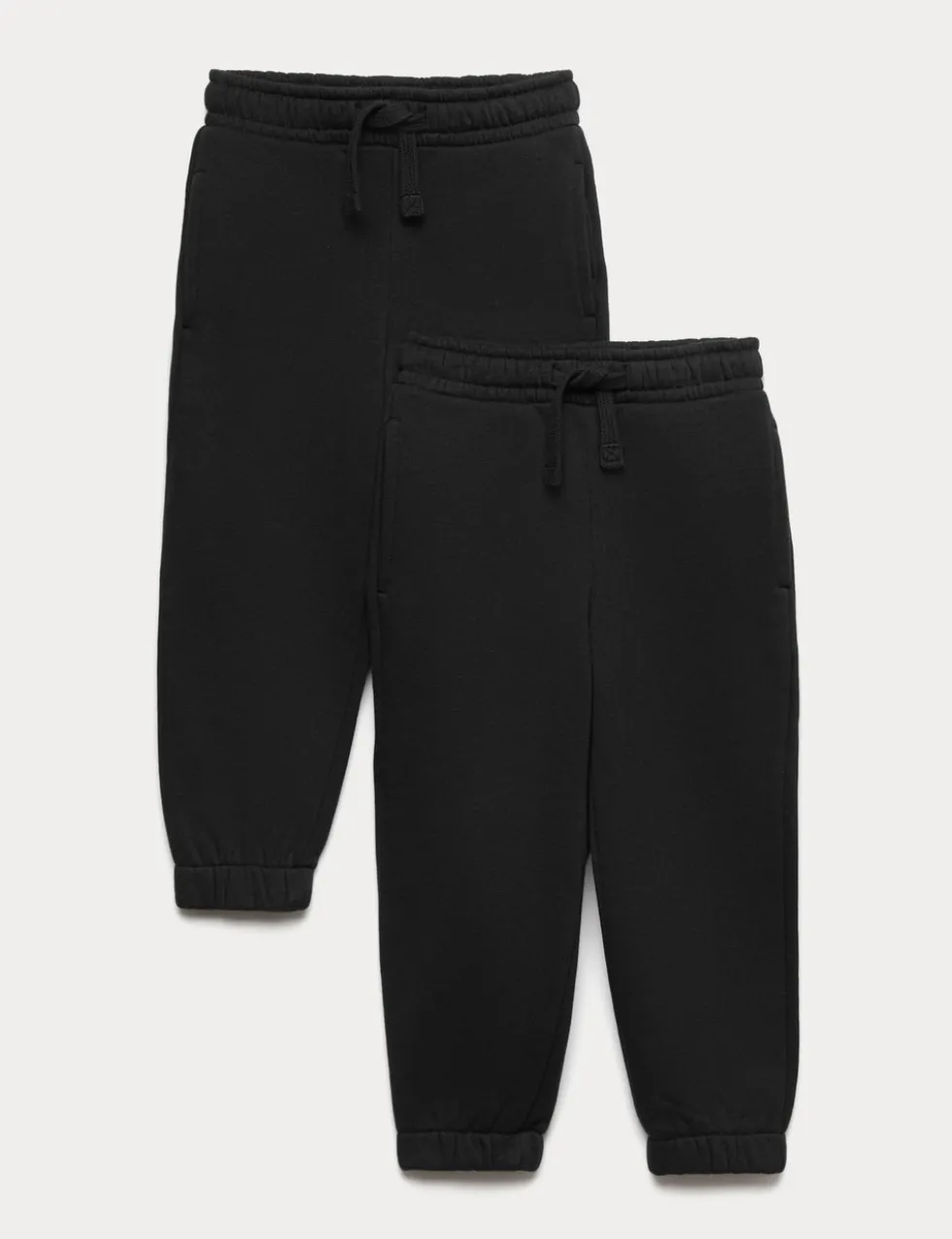 2 Pack Cotton Rich Unisex Joggers (2-7 Yrs)