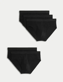 5 Pack Cotton Stretch Cool & Fresh™ Briefs