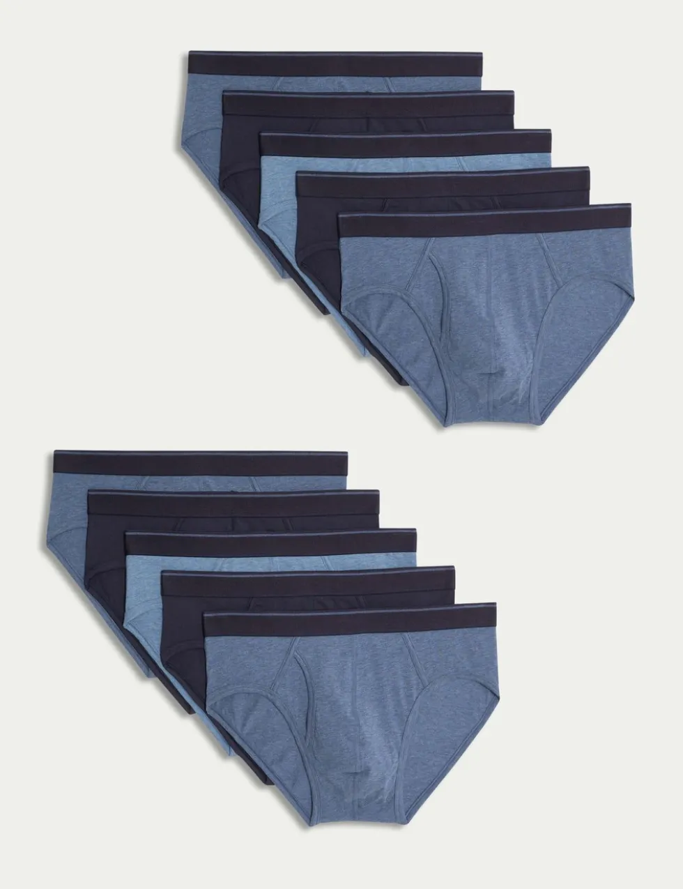 10 Pack Cotton Stretch Cool & Fresh™ Briefs