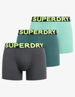 3 Pack Cotton Stretch Logo Waistband Boxers