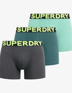 3 Pack Cotton Stretch Logo Waistband Boxers