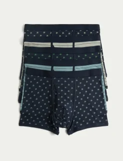 5 Pack Cotton Stretch Turtle Trunks
