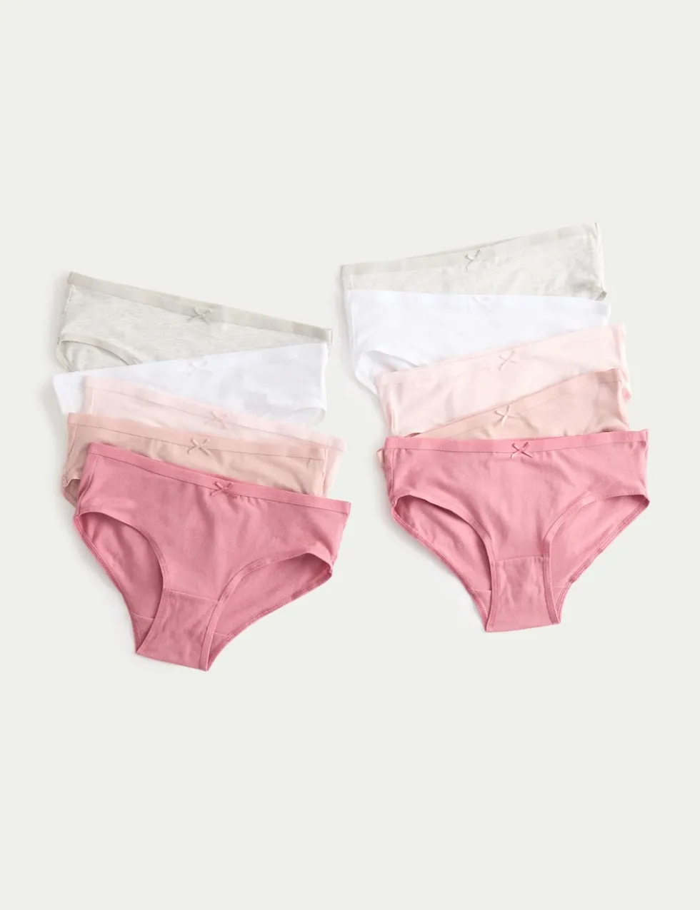 10 Pack Cotton with Stretch Knickers (2-14 Yrs)