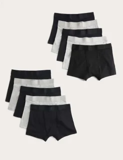 10 Pack Cotton with Stretch Trunks (5-16 Yrs)