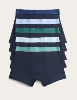 5 Pack Cotton with Stretch Trunks (5-16 Yrs)