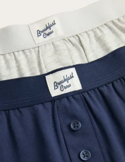 2 Pack Cotton with Stretch Boxers (5-16 Yrs)
