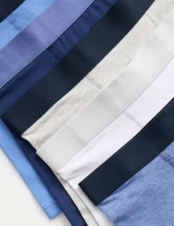10 Pack Cotton with Stretch Nautical Trunks (5-16 Yrs)