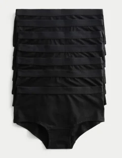 7 Pack Cotton with Stretch Shorts (5-16 Yrs)