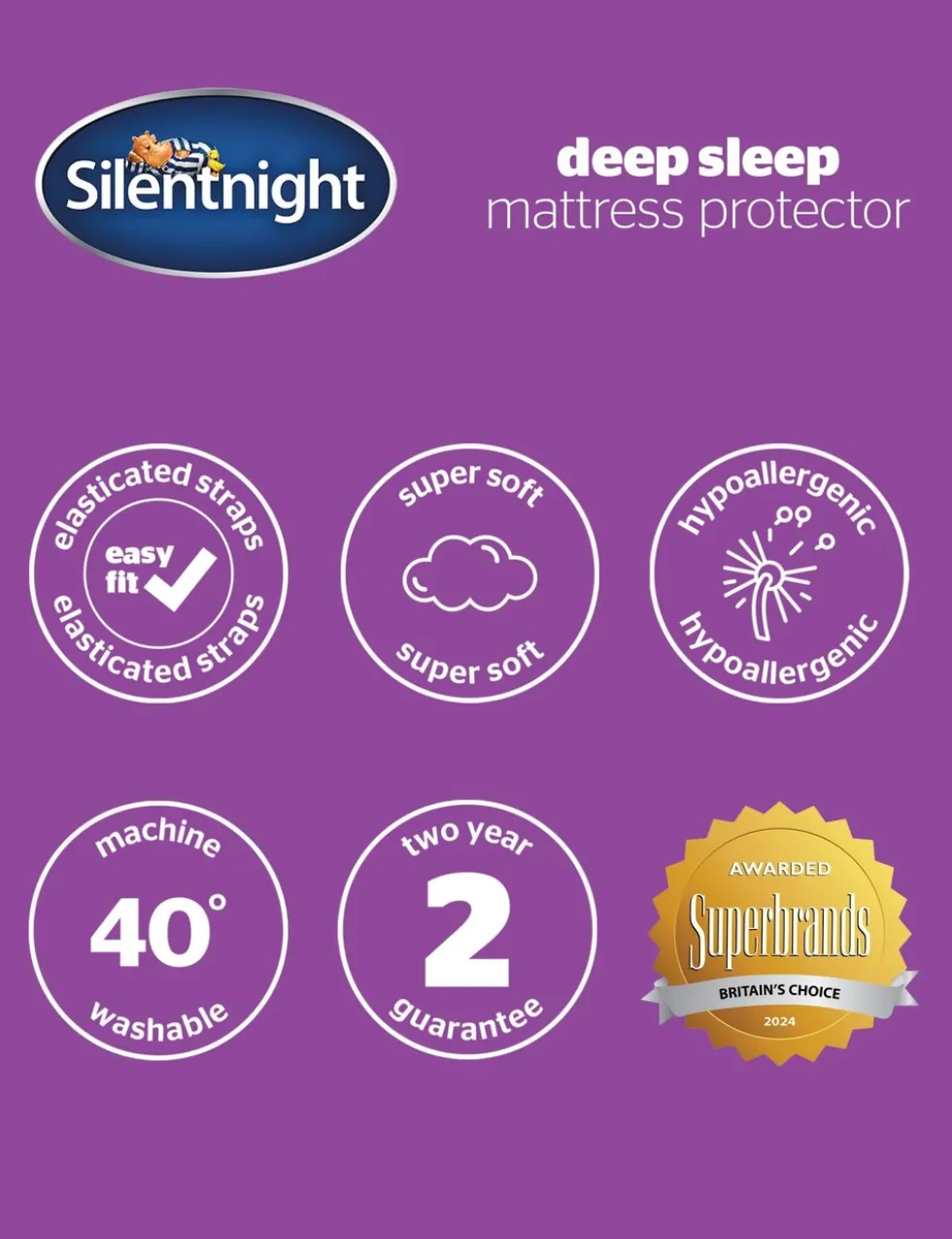 2 Pack Deep Sleep Mattress Protectors