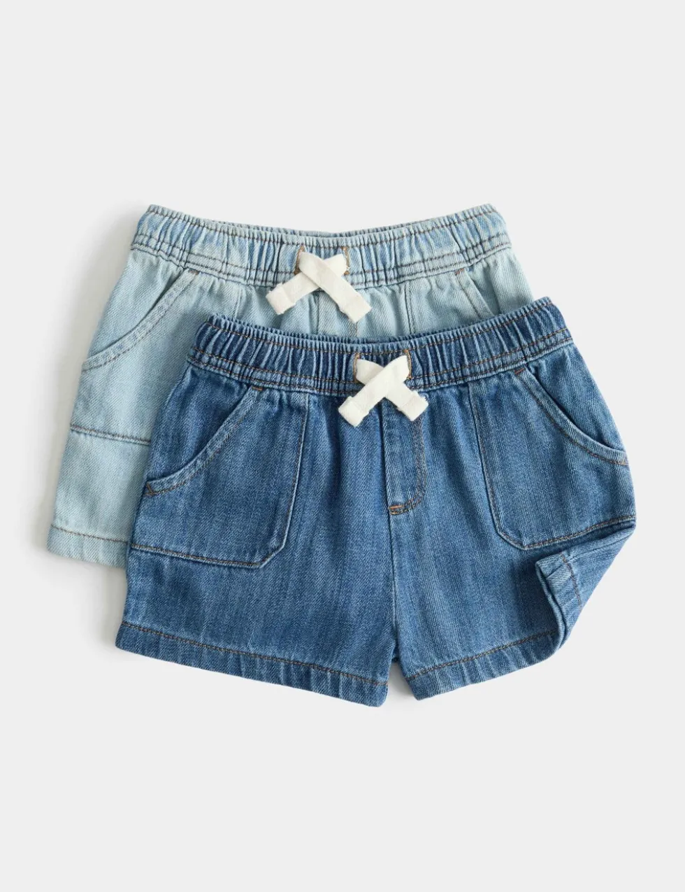 2 Pack Denim Shorts (0-3 Yrs)