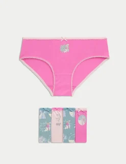 5 Pack Disney Frozen™ Cotton with Stretch Knickers (2-8 Yrs)
