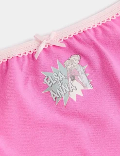 5 Pack Disney Frozenâ„¢ Cotton with Stretch Knickers (2-8 Yrs)