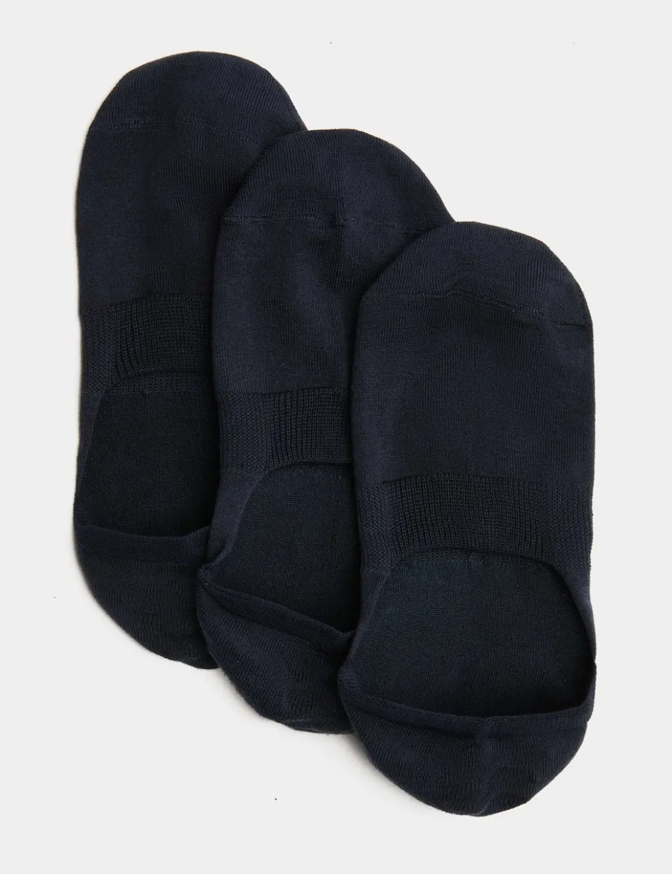 3 Pack Egyptian Cotton Invisible Trainer Liners