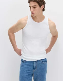 3 Pack Essential Cotton Sleeveless Vests